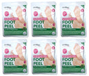 Derma V10 Exfoliating Foot Peel Tea Tree & Peppermint Removes Dead Skin After 7 Days