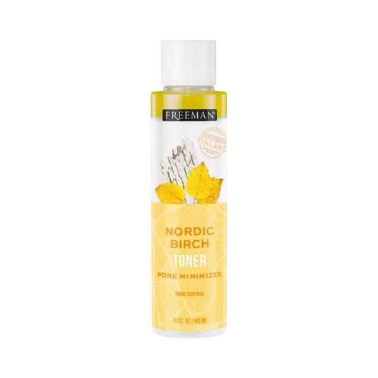 Freeman Birch Toner for Face, Shine Control for Oily Skin or All Skin Types, Facial Pore Minimizer