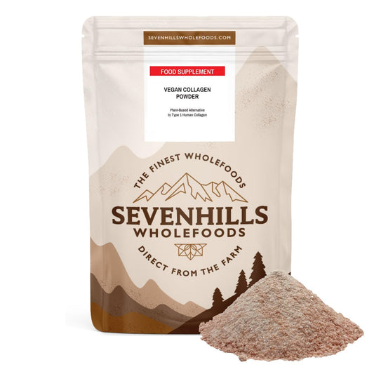 Sevenhills Wholefoods Vegan Collagen Powder 150g, Plant-Based Supplement for Skin, Hair and Joint Health, Amino Acid & Vitamin C, 30 Days Supply
