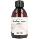 nikura Nikura Jojoba Oil Golden - 250ml | For Skin, Hair Growth, Face, Body, Scalp, Eyelashes & Nails | Moisturising & Hydrating | For Essential Oils | Natural, Vegan & UK | BPA Free
