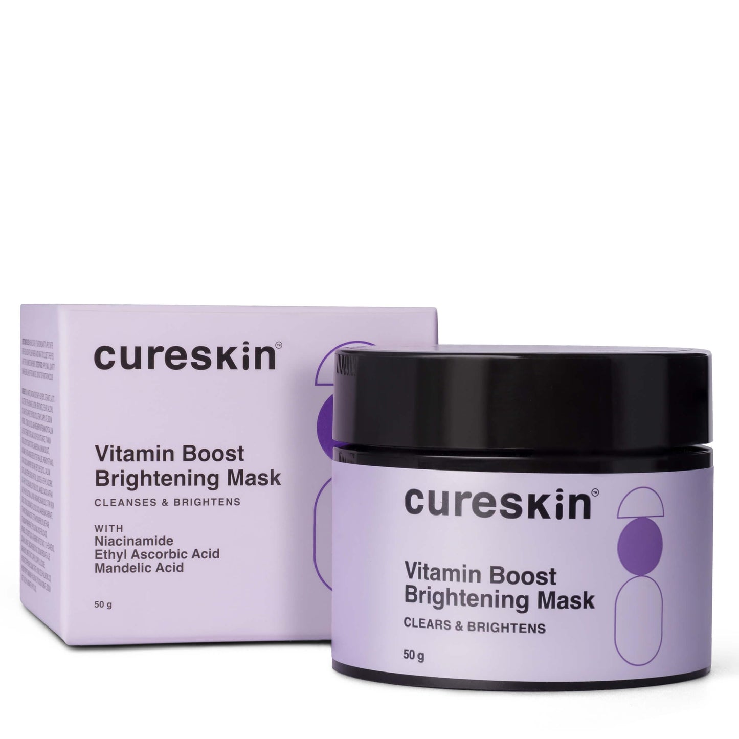 Cureskin Vitamin Boost Face Mask | D Tan Pack for Tan Removal, 50 g (Pack of 1)