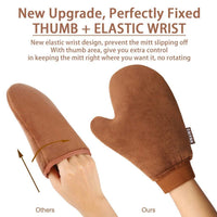 G GAIYAH GAIYAH Self Tanning Mitt Applicator - Fake Tan Mitt With Anti-slip Elastic Wrist And Thumb, Streakless Self Tan Mitt