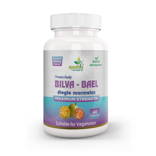 Ayushya Bilva (Bael Leaf) Capsule, 60 Capsules, Natural