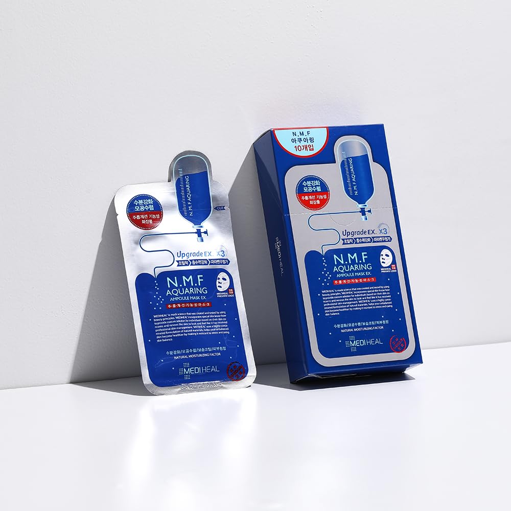 Mediheal MEDIHEAL N.M.F Aquaring Ampoule Mask Pack of 10
