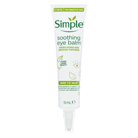 Simple Soothing Eye Balm winds down and reduces puffiness for sensitive skin 6x 15 ml