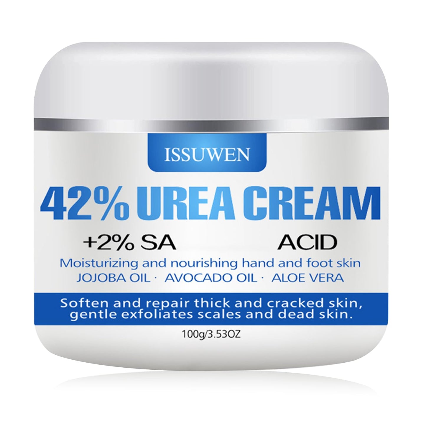 Urea 42% Foot Cream, Cracked Heel Repair Cream For Feet and Hand, Callus Remover For Dry And Hard Skin, Maximum Strength for Hand, Foot and Body Care, 100g (Original Scent)