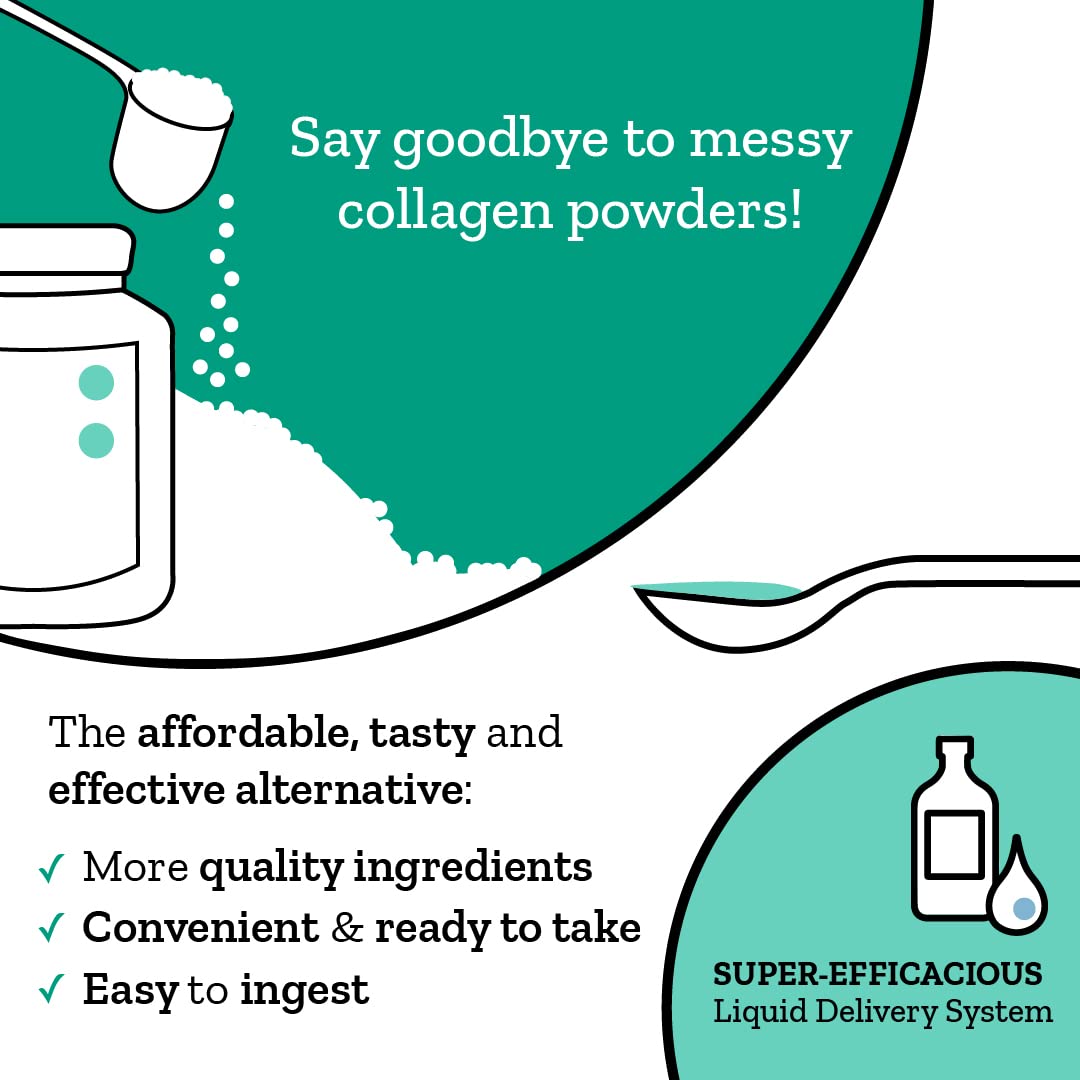 GOLD COLLAGEN Collagen SUPERDOSE by Gold Collagen Joint Health - Collagen Supplements for Women & Men, Supplement Joints for Muscles and Bones with Vitamin C, Vitamin D and Hyaluronic Acid, 300 ml