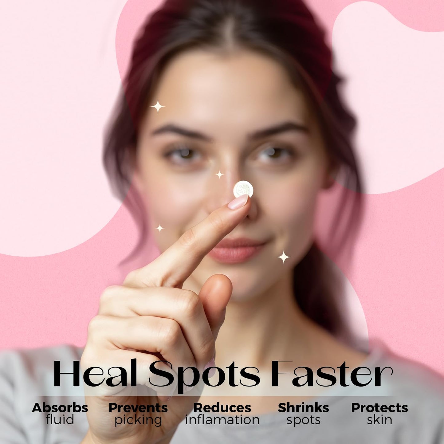 PurePatch Pimple Patches - Breakout Pack - 96Circle,10Nose, 10Chin. Hydrocolloid Spot Patches with Salicylic Acid & Tea Tree Oil, Variety Acne Treatment Pack, Ultra Thin Day & Thick Night