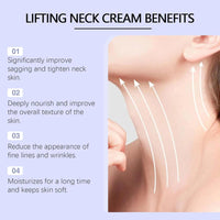 EveBeaty Neck Firming Cream - Tighten, Lift, and Hydrate Sagging Skin, Treatment for Fine Lines & Wrinkles, Moisturizing Formula for Advanced Neck Firming