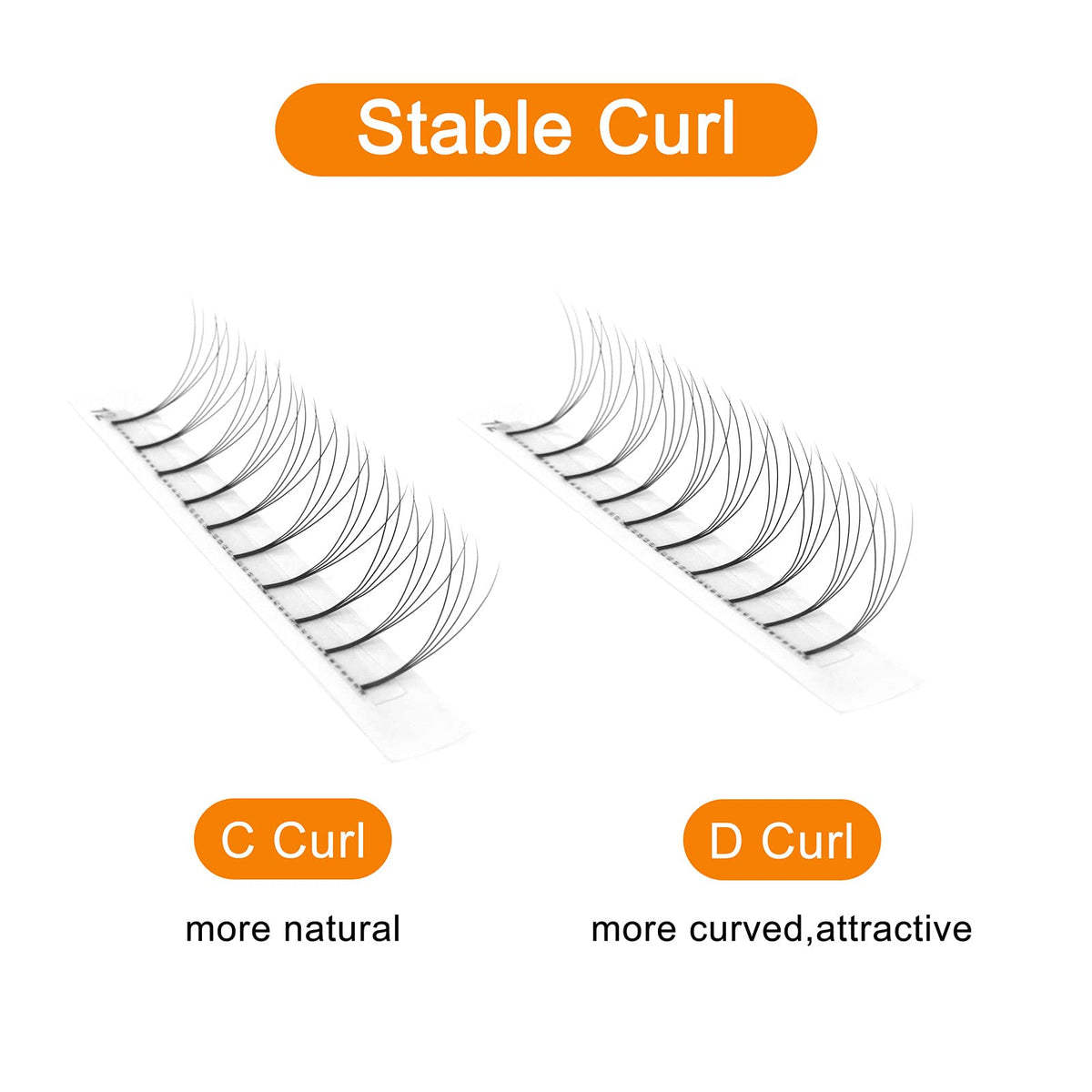 QUEWEL Pre Made Fan Eyelash Extensions 4D 0.10 C Curl MIX9-16mm Long Stem Premade Fans Volume Eyelash Extensions Pre Made Russian Volume Eye Lashes Long lasting Pre Fanned Russian Lashes (4D 0.10C MIX9-16mm)