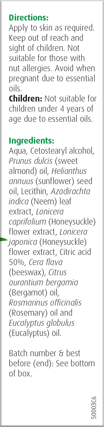 A.Vogel A. Vogel Neem Cream | Can be Used on Eczema-prone Skin | Naturally conditions and moisturises dry or very dry skin | 50g
