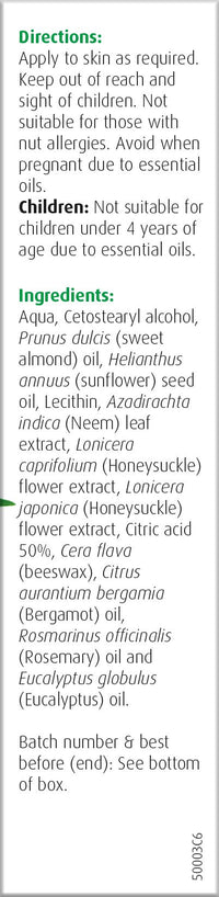 A.Vogel A. Vogel Neem Cream | Can be Used on Eczema-prone Skin | Naturally conditions and moisturises dry or very dry skin | 50g