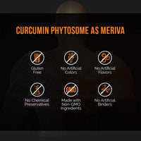Intelligent Labs Meriva Curcumin Phytosome, 2900% Better Absorbed Than Ordinary Turmeric Curcumin 100% Soy Free, 120 Capsules Per Bottle, Tumeric Curcumin Phytosome Complex (1000mg)