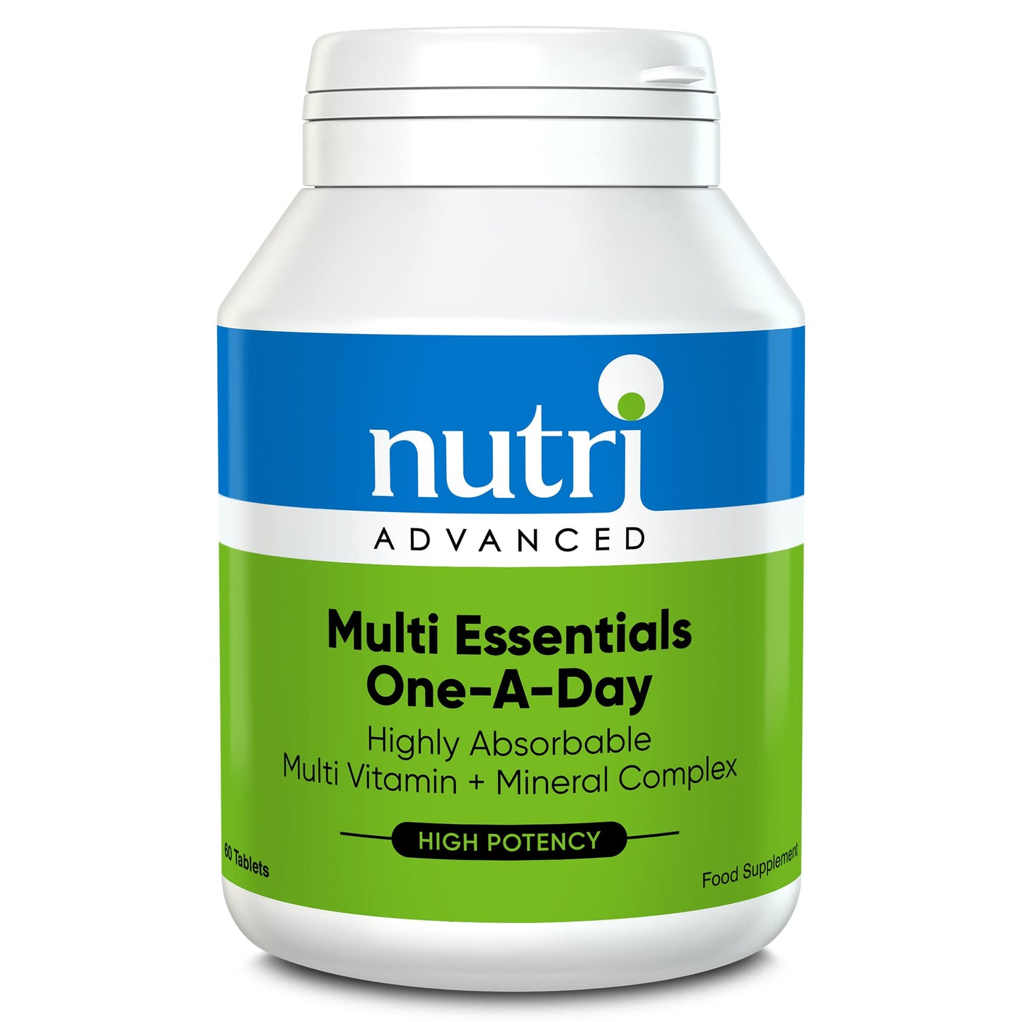 Nutri Advanced - Multi Essentials One A Day Multivitamin - Vegetarian and Vegan - 60 Tablets
