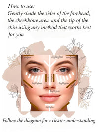 Belor Design MULTITALENT Multifunctional Sculptor-Stick Makeup in three easy steps! (Tone 2 Creamy Texture/Soft Shadow Effect, 922C) (tone 1, one size)