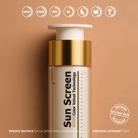 FREZYDERM Sun Screen Color Velvet FACE SPF 50+ PN: B00UHROTMG