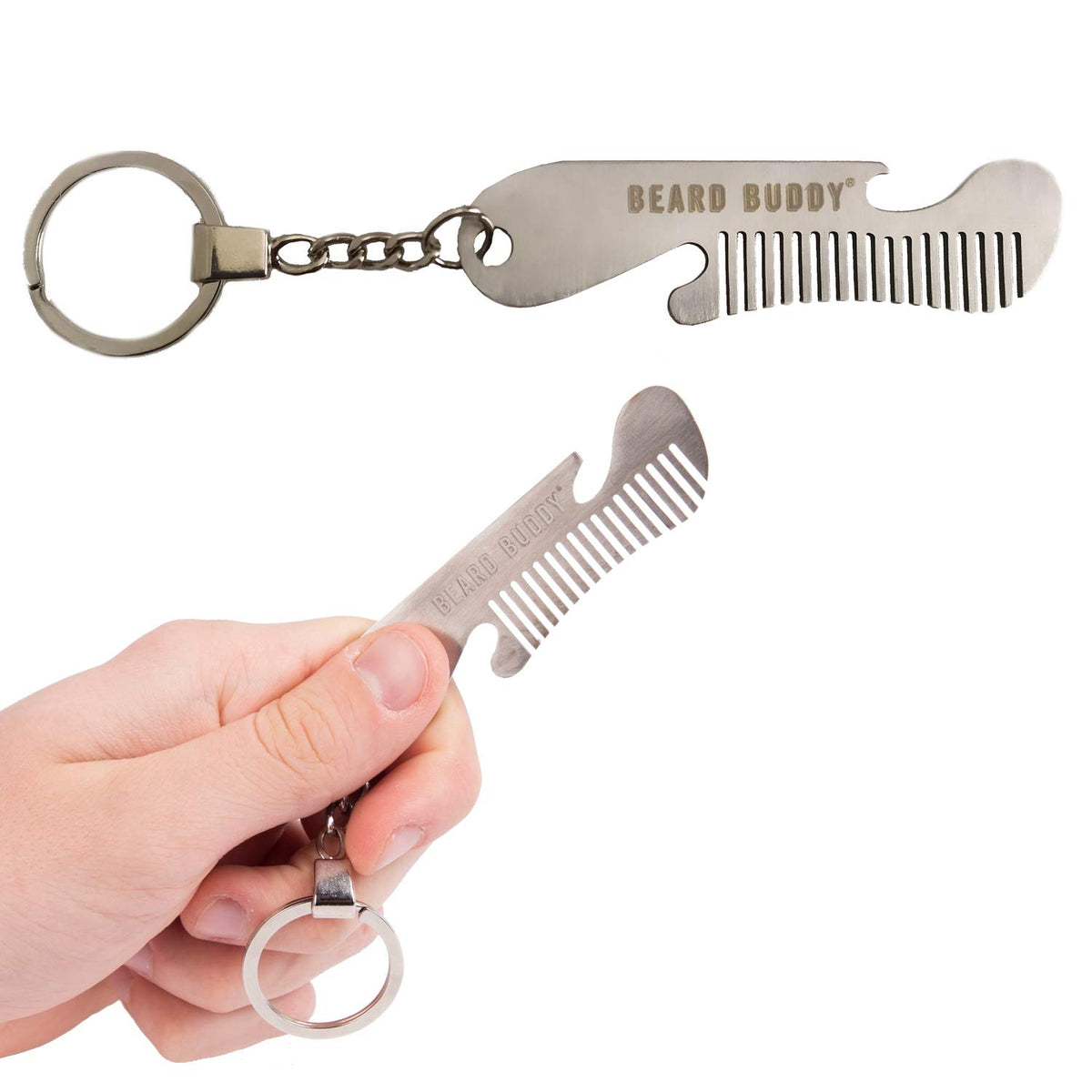 Attitude Clothing Beard Buddy Keyring Comb