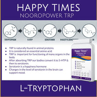 Bespoke Biotics L-Tryptophan 220mg Free Form 90 Capsules (V) Vegan Capsules |3 Months| Serotonin Boost, Anxiety Brain Fog & Sleep NOOROPOWER TRP| Melatonin| UK Made| Highest Permitted dose