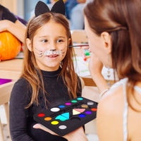 Desire Deluxe Face Paints for Children Halloween Make Up Set for Boys Girls Toy Body Painting Palette Kit Including Glitter, Stencil, Tattoo for Kids - Unique Gift