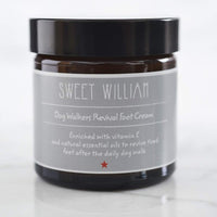 Sweet William Dog Walkers Revival Foot Cream | Moisturising Cream with vitamin E and natural essential oils | 60 ml