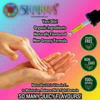 SH SHAKRA HEALTH Yoni Oil [Peach] 30ml – Organic & Vegan Non-Sticky Body Massage Oil for Women. Hydrating Skincare Moisturizer. Non-Greasy for Comfort.