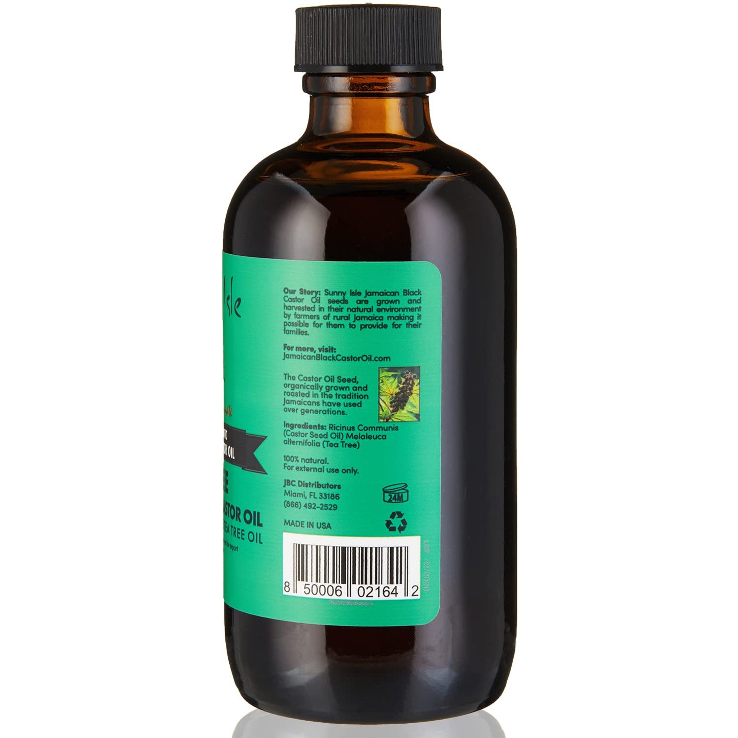 Sunny Isle Jamaican Black Castor Oil with Tea Tree Oil 118ml