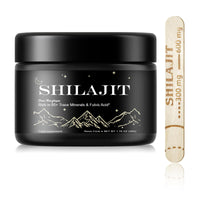 Nuevnaciy Shilajit Resin - Maximum Potency Natural Organic Shilajit Gold Grade 50g with Fulvic Minerals & Humic Acid, Strength & Stamina Booster for Men and Women, Vegan (Pack of 1)