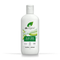 DR ORGANIC Dr Organic, Organic Aloe Vera Body Wash , Natural , Vegan , Cruelty Free , Paraben & SLS Free , Eco Friendly Recyclable Packaging, For Women & Men, Palm Oil Free, 250ml