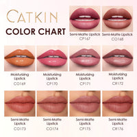 CATKIN Long Lasting Matte Lipstick, High Impact Red Lipstick with Moisturizing Formula, enriched with Avocado Oil and Vitamin E, 3.2g