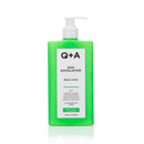 Q+A AHA Exfoliator Body Lotion 250ml, Smoothing Body Moisturiser