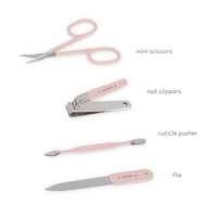 LEGAMI Legami Manicure Kit - But First Nails!, Scissors, Nail Clippers, File, Cuticle Pusher for Manicure and Pedicure, Pocket and Portable Set, Great for Travel, Home Use, Panda