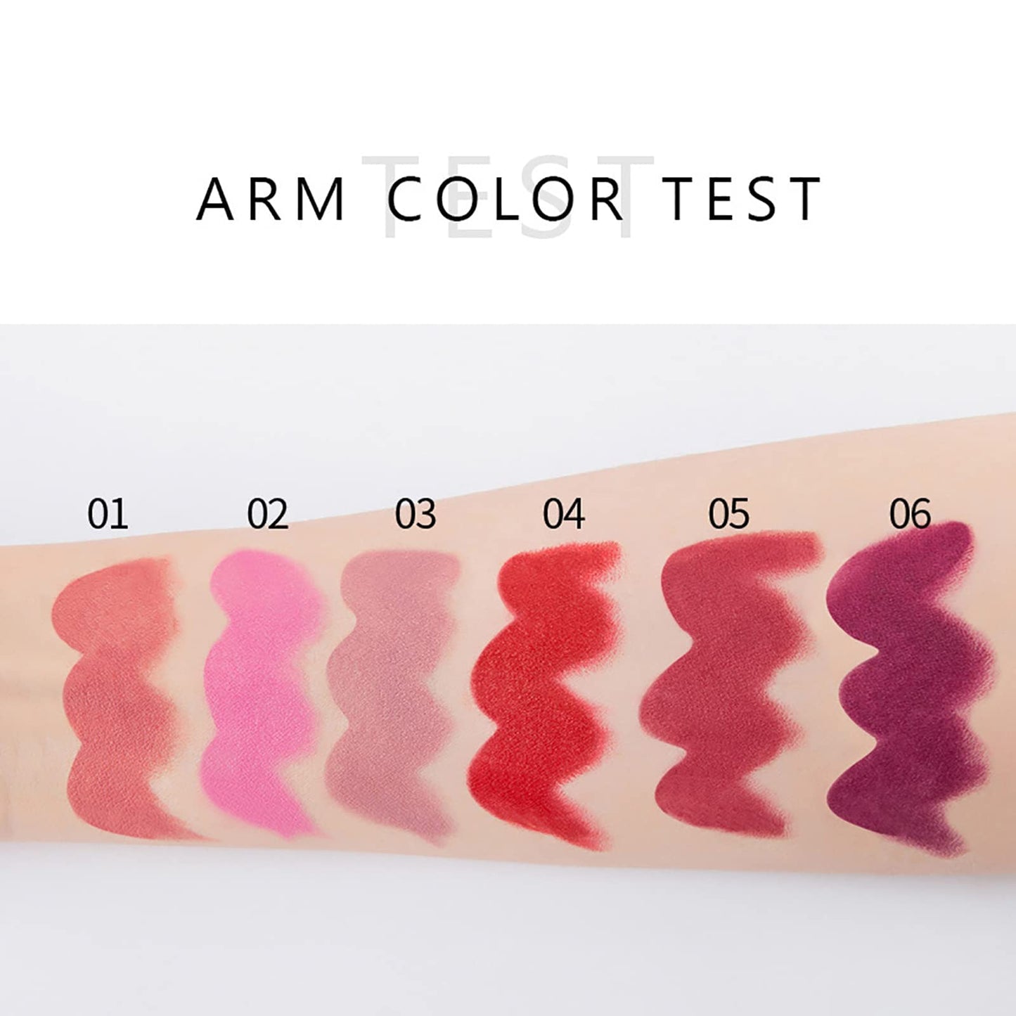 HANDAIYAN Lipstick,Matte,Smooth,Waterproof,Highly Pigmented Lipsticks（03# Nude)