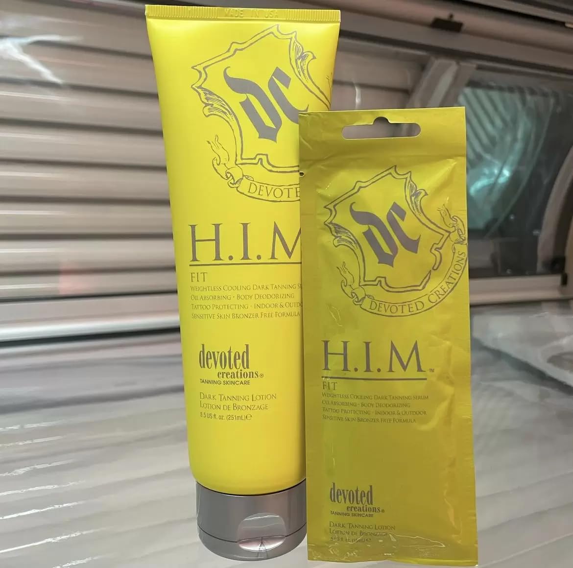 Devoted Creations H.I.M FIT Weightless Cooling Dark Tanning Serum (251ml)