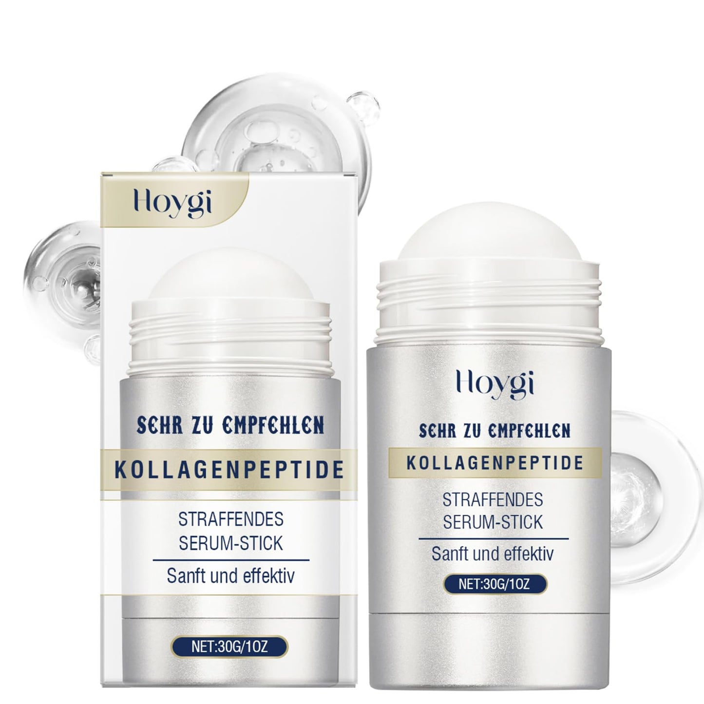 RUICHING Collagen Serum Stick for Face, Peptide Serum Skin Tightening Firming Anti Wrinkle Face Lift Cream, Flysmus Collagen Peptides Firming Stick for Neck Sagging Skin