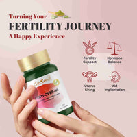 GinSen Ferti Support 150 Capsules, Women Fertility Supplement, Vegan Approved, Herbal Extract & Vitamins Made in UK