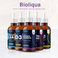 Ashwagandha Supplement Liquid Drops - High Strength of 60,000mg per 60ml Bottle at 4X Concentration - Vegan - 2 Month Supply of Premium Ashwagandha Extract - 60 Servings - Made in UK by Balance
