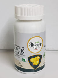 HUMI'S food products BLACKSEEDOIL Capsules| Kalonji |Cold Pressed| Nigella Sativa |Strong 500MG Capsules| 98 to 100 Count
