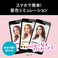 Kao Blaune Lumiest Hair Color Gray Hair Dye 1WB Warm Brown