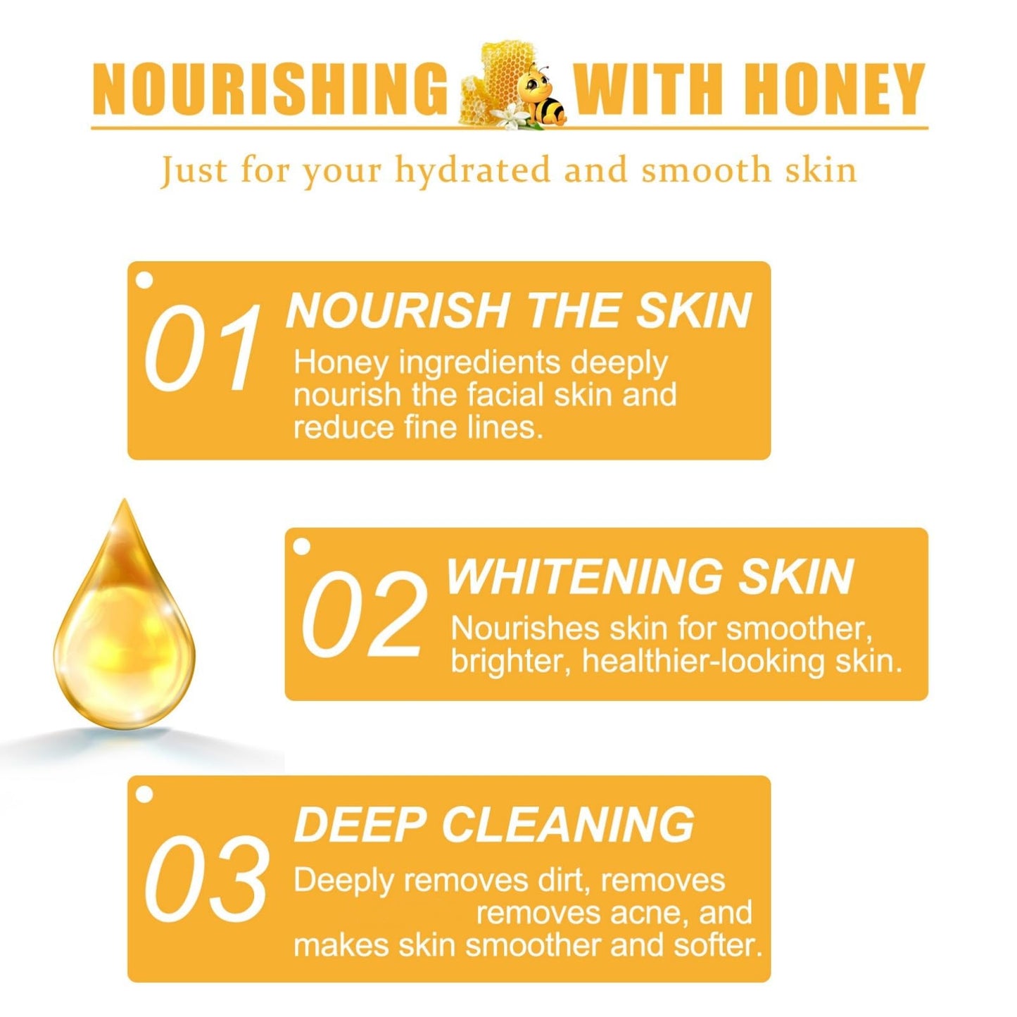 SingHao Honey Peel-Off Mask for Blac/khead Removal&Pore Minimizing,Honey Tearing Mask Peel,Blac/khead Mask Peel Off,Ho/ney Tearing Ma/sk Skin Clean Pores Shrink,Pe/el Bla/ckhead Control Ho/ney Pe/el Ma/sk