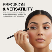 Palladio Wooden Eyeliner Pencil, Thin Pencil Shape, Easy Application, Firm yet Smooth Formula, Perfectly Outlined Eyes, Contour and Line, Long Lasting, Rich Pigment, Lavender
