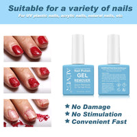 Gel Nail Polish Remover, Nail Polish Remover, Gel Polish Remover For Nails In 2-3 Minutes, Quick & Easy Polish Remover, No Need for Foil, Soaking or Wrapping, 15ml (15 ml (Pack of 1))