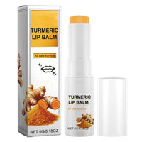 SHEBEEDO Lip Balm, Turmeric Lip Balm,Lip Lightening For Dark Lips,Long Lasting Moisturizing Lip Care Cream, Nourishes Lips, Reduces Chapped Dry Lips, Repairs Cracks,Natural Bright Lip Mask For Women Men