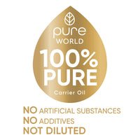 Pure World Jojoba Oil 100% Pure and Undiluted 250ml. Cold and Freshly Pressed Premium Quality Jojoba Oil – Skin, Nails, Body, Face and Massage, Vegan