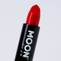 Neon UV Lipstick by Moon Glow - Intense set of 8 colours - Bright Neon Coloured Lipstick - Glows under UV