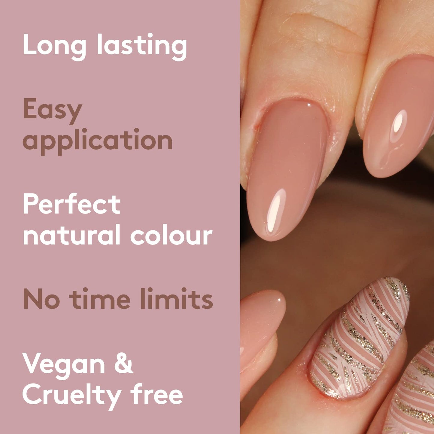 MYGEL by Mylee Magic Extender Gel – Long Lasting Wear, Natural Look, Nail Extension Gel, for Beginners & Salon Professionals, Acrylic Nail Thickening Builder Gel, Nail Art - 60 Gram Tub (Nearly Nude)