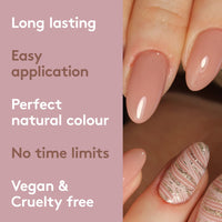 MYGEL by Mylee Magic Extender Gel – Long Lasting Wear, Natural Look, Nail Extension Gel, for Beginners & Salon Professionals, Acrylic Nail Thickening Builder Gel, Nail Art - 60 Gram Tub (Nearly Nude)