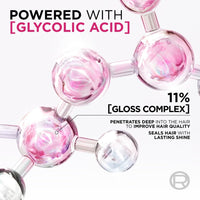 L'Oreal Paris Elvive Glycolic Gloss Conditioner, With Gloss Complex and Glycolic Acid, Fills and Seals Hair Fibres, For Long-lasting, Smooth and Shiny Hair, Ideal for Dull Hair, 150ml