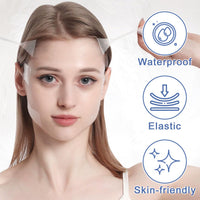 QianDanS 20 Pcs Facelift Tapes, V Face Sticker, Sagging Skin Firming Tapes, Invisible Face Lifting Patches for Tightening Sagging Skin Around Neck, Eyes & Jowl (Clear)