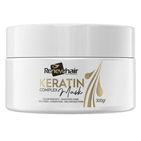 RENEW HAIR PROFESSIONAL Renew Hair Professional Keratin Hair Mask – 300g Restorative Treatment | Anti-Frizz | Volume Control | Color & Heat Protection | Vegan