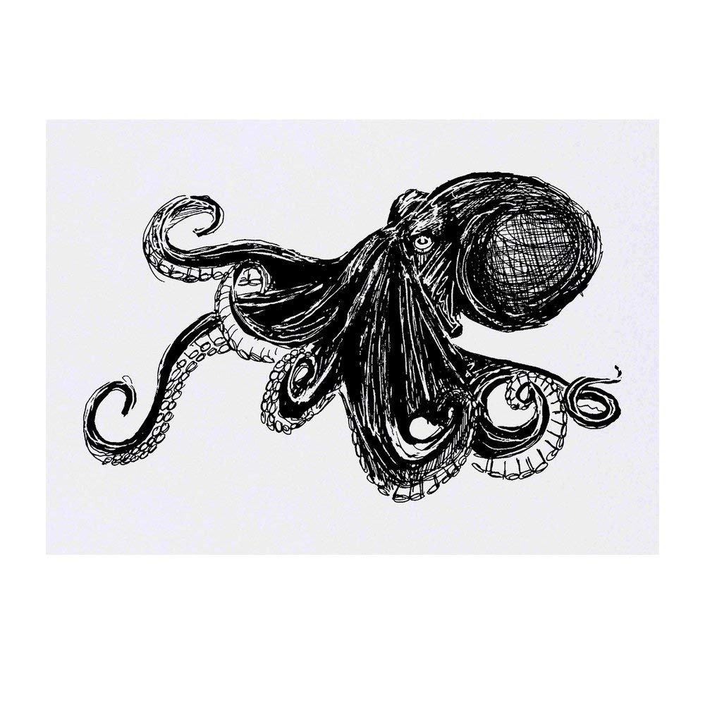 Azeeda Large 'Octopus' Temporary Tattoo (TO00021125)